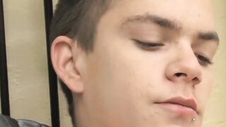 RawTwinkys.com - Tattooed blonde boy's raw drilling after juicy blowjob