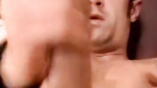 Three gays swap oral and fist pumping cum frenzy
