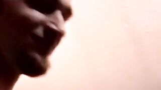 Black straight amateur jerks BBC till bursting with pride