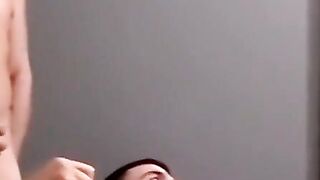 Black straight amateur jerks BBC till bursting with pride