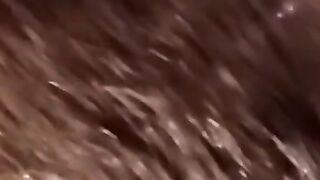 Black straight amateur jerks BBC till bursting with pride