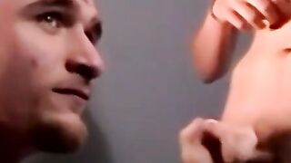 Black straight amateur jerks BBC till bursting with pride