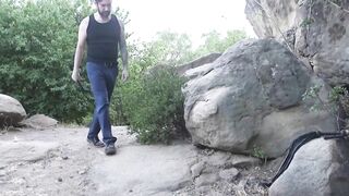Hung DILF inflicting harsh buttfucking and BDSM to Katrina Jade
