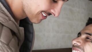 Horny Enrique Mudu grabs my ass and rams his huge cock in