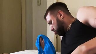 Exploding cum while Caetano Soares brutally pounds my hole
