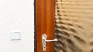 German college girl Arina Wolf picked up at the EroCom app sex date