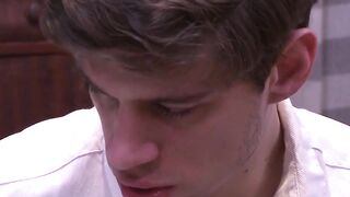 Young priest gets rimmed before thick cock intrusion