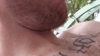 Joshua Martinez exercises long dick till cum sweats out