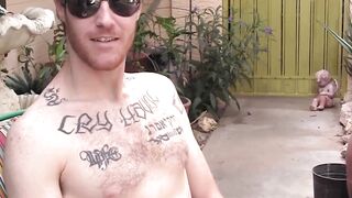 Joshua Martinez exercises long dick till cum sweats out