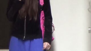 Hidden camera captures Japanese ladies golden streams