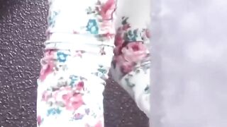 Hidden camera captures Japanese ladies golden streams
