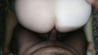A goddess deep throat blows a long penis of a classmate, fucks into different poses and gets sperm on vagina