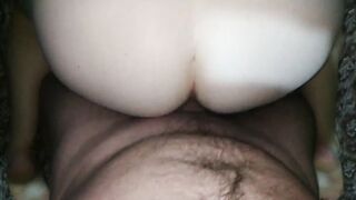 A goddess deep throat blows a long penis of a classmate, fucks into different poses and gets sperm on vagina
