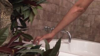 Geeky honey and black Goddess have lick and dildo pounded session