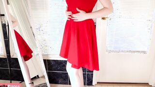 MOMMY Try New Red Dress And Son Love It TABOO JIZZED 4K
