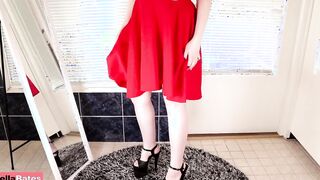 MOMMY Try New Red Dress And Son Love It TABOO JIZZED 4K