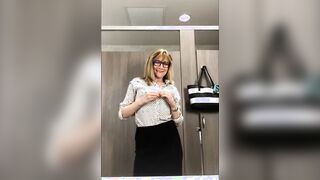 Outside – Paulina Gets Nude inside the Office Restroom