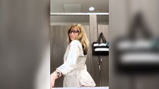 Outside – Paulina Gets Nude inside the Office Restroom