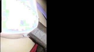 Collared & Leashed BBW Submissive Skank Offer bbcs Sloppy Blowjob