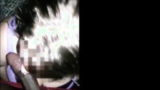 Collared & Leashed BBW Submissive Skank Offer bbcs Sloppy Blowjob