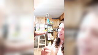 Kinky wifey tries to deep throat my best friend's dick
