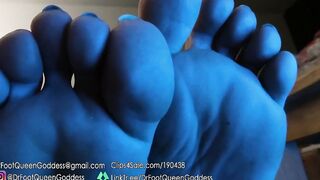 Dr. Toes Queen hot - Blue Lit Soles