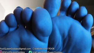 Dr. Toes Queen hot - Blue Lit Soles