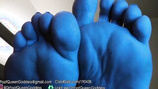 Dr. Toes Queen hot - Blue Lit Soles