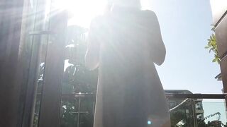 vacation, sunny weather and irresistible orgasm