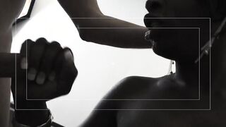 Curvy african shows her fucking talents to the camera