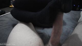 Bae Devils Pedicure Inside Nylons - Miley Grey
