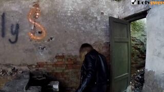 Painted graffiti and then pounded her BF (rough sex)