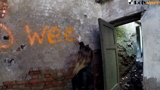 Painted graffiti and then pounded her BF (rough sex)