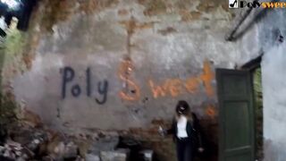 Painted graffiti and then pounded her BF (rough sex)