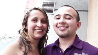 Colombian amateur couples decide to venture as porn actors. She blows dick, has a Latin booty, and loves to got cum on her face