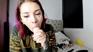 Cosmic chick needs to suck a huge dick when she gets vulgar