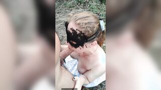 PeachBitch: Fucking 19 yo cunt with mouth doggy style inside outside park
