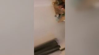 Freaky eastern finger fucked her small snatch while getting dick on jugs