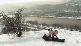 Auf dem Aussichtsturm die Cunt geleckt