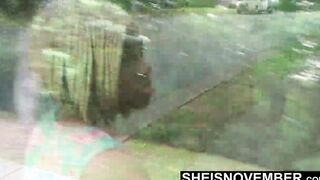 I Begged A Stranger To Suckle My Nipples Outside, I Was Turned On & Need My Long African Hangers Blown, Hot African Msnovember Outdoor Boobies Blowing on Sheisnovember