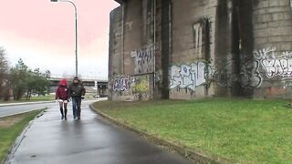 Der geilste Fick auf dem Bahnhofsdach