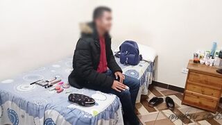 my good homosexual friend finally lets me put on makeup but he fucks me really rough when my hubby is not here: after putting makeup on my friend he starts to fondle me and ends up putting his penis before my hubby arrives.