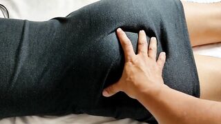 My Sister-into-Law Hurt Her Leg and Needs a Rubs and Her Hubby Is Not Here Time to Take Advantage of Her Slave English Jav