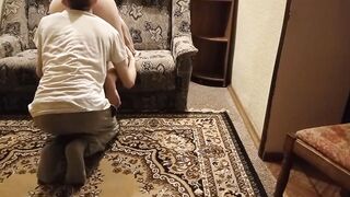 Your lover is busy now! Wait cuckold