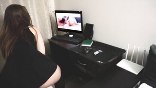 This women Dreams of 3Some like into Porn Tape - Powerfull Orgasm