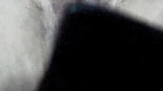 Close-up of me fucking my twat