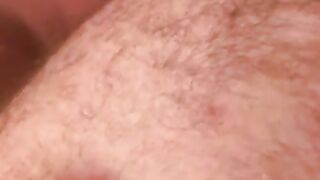 Mature amateur gets teased before stroking