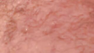 Mature amateur gets teased before stroking