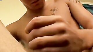 Str8Thugs.com - Young straight thug masturbates solo and cums on the mirror with a sp