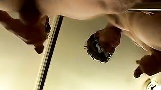 Str8Thugs.com - Young straight thug masturbates solo and cums on the mirror with a sp